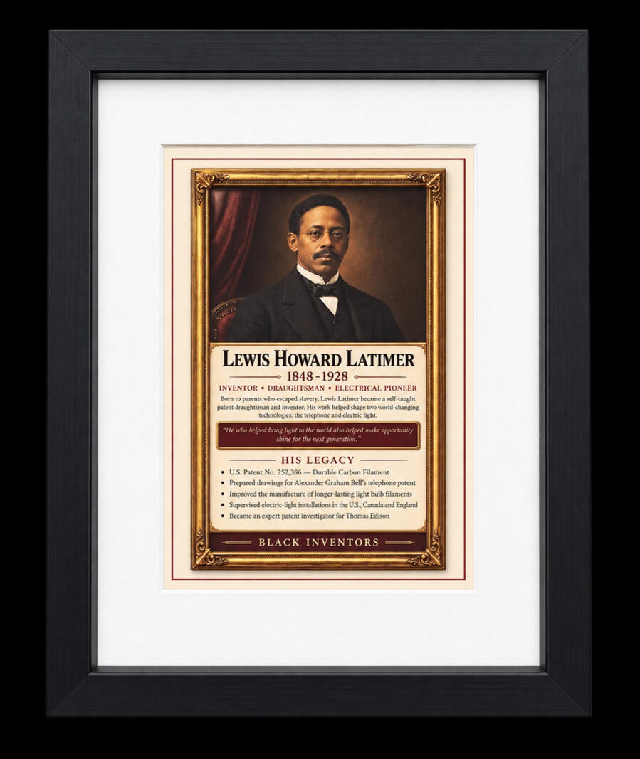 LEWIS HOWARD LATIMER 1848 - 1928