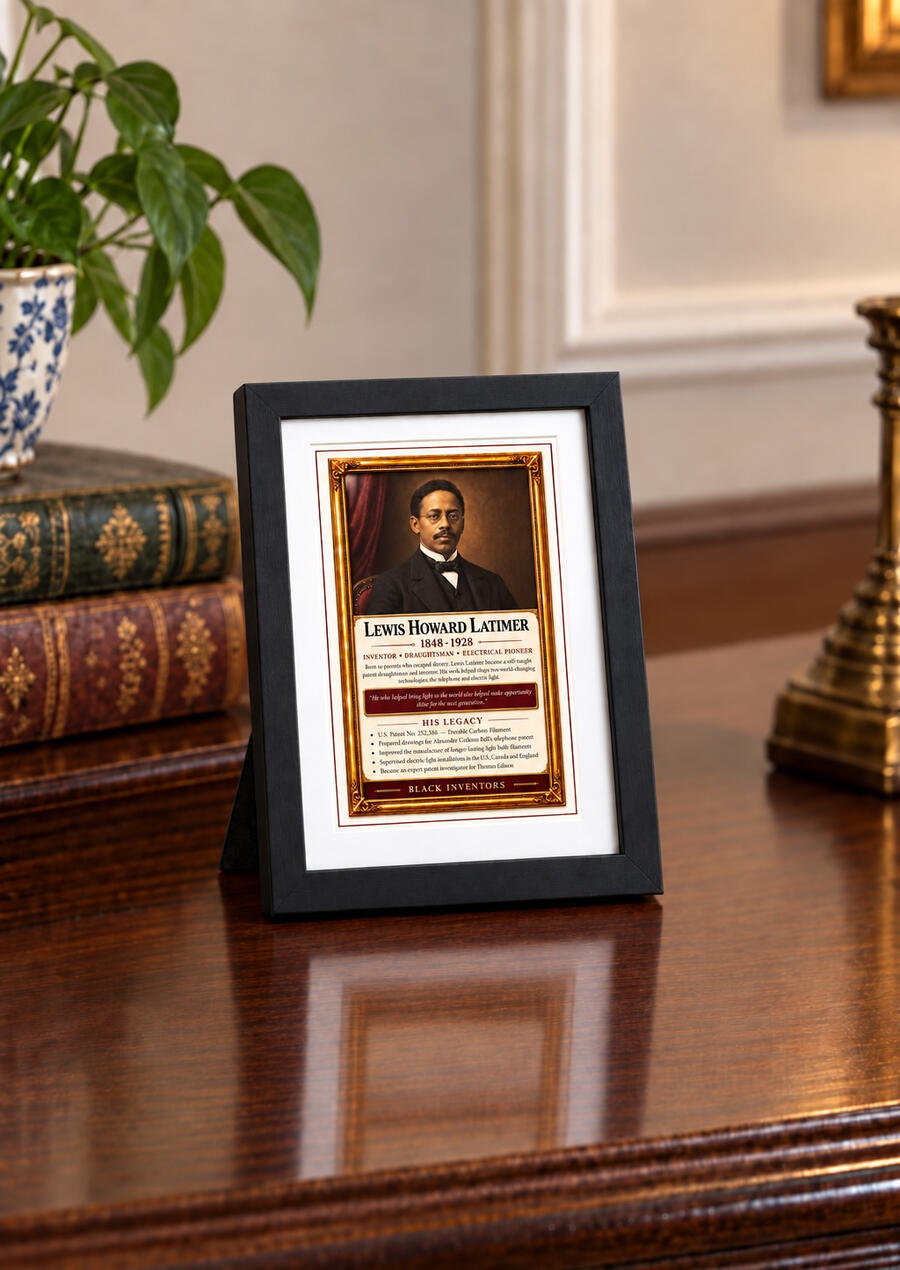 LEWIS HOWARD LATIMER 1848 - 1928
